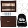 Lykke Cypra 5 in Complete Set US Sizes US 3 4 5 6 7 8 9 10 105 11 13 15 Interchangeable Circ Knitting Needles for DK Worsted Chunky Yarn Copper 5 Cords Brown VS Case Project Bag