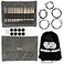 Lykke Driftwood 5 in Complete Set US 4 5 6 7 8 9 10 105 11 13 15 17 Interchangeable Circ Knitting Needles for DK Worsted Super Chunky Yarn Birch 5 Cords Grey DM Case Project Bag