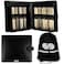 Lykke Driftwood 6 in Large Set US Sizes 6 7 8 9 10 105 11 13 DPN Double Point Knitting Needles for DK Worsted Chunky Super Chunky Yarn Birchwood with Black PU Case Project Bag