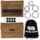 Lykke Umber 5 in Complete Set US 4 5 6 7 8 9 10 105 11 13 15 17 Interchangeable Circ Knitting Needles for DK Worsted Super Chunky Yarn Birch 5 Cords Umber DM Case Project Bag