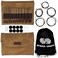 Lykke Umber 5 in Complete Set US 4 5 6 7 8 9 10 105 11 13 15 17 Interchangeable Circ Knitting Needles for DK Worsted Super Chunky Yarn Birch 5 Cords Umber DM Case Project Bag