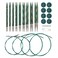 Knit Picks Options Wood Interchangeable Knitting Needle Set US 411 Caspian