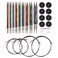 Knit Picks Options Wood Interchangeable Knitting Needle Set US 411 Mosaic