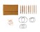 Knit Picks Options Wood Interchangeable Knitting Needle Set with Case and Stitch Markers Claudette