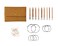 Knit Picks Options Wood Interchangeable Knitting Needle Set with Case and Stitch Markers Claudette