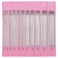 Aeelike Aelike 55pcs Double Pointed Knitting Needles 11 Sizes Stainless Steel Metal Short Knitting Needles Set Straight Double Pointed Knitting Needle Sets 2mm to 6mm