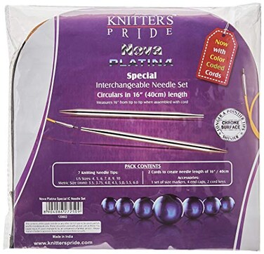 Knitter's Pride Knitters Pride KP120602 Nova Platina Special 16 Interchangeable Needles Set