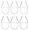 Breevo Circular Knitting Needles Set Round Metal Circle Blankets 36 Inch Size 15 13 11 10 9 8 7 6 4 25 15 0