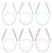 Breevo Circular Knitting Needles Set Round Metal Circle Blankets 36 Inch Size 15 13 11 10 9 8 7 6 4 25 15 0