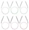 Breevo Circular Knitting Needles Set Round Metal Circle Blankets 36 Inch Size 15 13 11 10 9 8 7 6 4 25 15 0