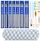 Aeelike 35pcs Short Knitting Needles Set Metal Double Pointed Knitting Needles Stainless Steel Knitting Needles Double Ended with Case and LargeEye Needles Stitch Markers Scissors Knitting Supplies