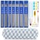 Aeelike 35pcs Short Knitting Needles Set Metal Double Pointed Knitting Needles Stainless Steel Knitting Needles Double Ended with Case and LargeEye Needles Stitch Markers Scissors Knitting Supplies