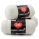 RED HEART Super Saver 3Pack yarn WHITE 3 Pack