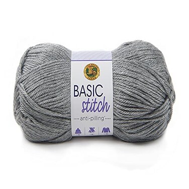Lion Brand Yarn YARN BASIC STITCH AN SILVER HEA