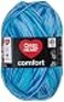 RED Heart Comfort Yarn TurquoiseBlue Print