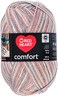 RED Heart E707D4152 Comfort Yarn Grey Print