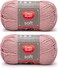 Red Heart Bulk Buy Soft Yarn 2Pack Rose Blush