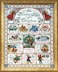 Design Works Crafts 5435 12 Days of Christmas Counted Cross Stitch Kit 14 by 18 White