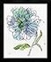 Design Works Crafts Blue Floral 8 x 10 Counted Cross Stitch Kit Multicolour