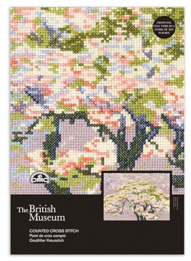 DMC Cross Stitch Kit by A Tree in Blossom William Giles