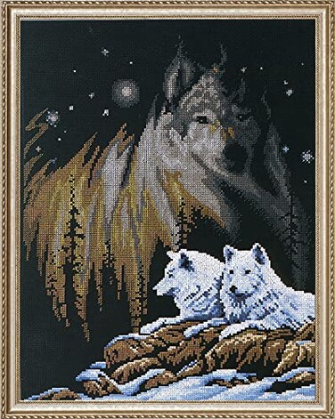 Janlynn Counted Cross Stitch Kit Northern Lights