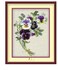 RIOLIS Bunch of Pansies 1020 Cross Stitch Kits 945 x 1181 Cross Stitch Kits for Beginners Advanced Crossstitching Kit Adult Embroidery Counted Stitching Kit