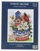MR Technologies M R Technologies MR Technologies Patriotic Welcome Cross 75X10 14 Count Stitch Kit
