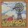Mill Hill Windmill Beaded Counted Cross Stitch Kit 2025 Buttons Beads Autumn MH142523 Multicolor 525 x 525 Inches