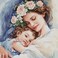 Luca-S LucaS Cross Stitch Kit Eternal Love BU5052 Counted Cross Stitch Kit for Adults Needlecraft and Embroidery Kit