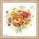RIOLIS Watercolor Gerberas 1485 Floral Cross Stitch Kits 11x11 Cross Stitch Kits for Beginners Advanced Crossstitching Kits Adult Counted Stitching Kits Flowers Embroidery Kit
