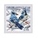 RIOLIS Blue Jays 1925 Cross Stitch Kits 7x7 Cross Stitch Kits for Beginners Advanced Crossstitching Kits Adult Counted Stitching Kits Embroidery Kit
