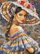 Luca-S LucaS Cross Stitch Kit Gold Counted Cross Stitch for Adults Embroidery Kit The Mexican Fest B706