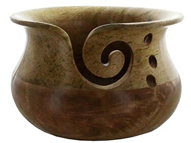 Susan Bates 14500 Bates Wood Yarn Bowl