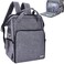 HOMEST Crochet Bag Organizer Large Capacity Yarn Storage Knitting Bag for Carrying Projects Crocheting Hooks Suppliers Needles and Accessories Grey