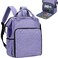 HOMEST Crochet Bag Organizer Large Capacity Yarn Storage Knitting Bag for Carrying Projects Crocheting Hooks Suppliers Needles and Accessories Purple