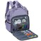 HOMEST Crochet Bag Organizer Large Capacity Yarn Storage Knitting Bag for Carrying Projects Crocheting Hooks Suppliers Needles and Accessories Purple