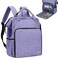 HOMEST Crochet Bag Organizer Large Capacity Yarn Storage Knitting Bag for Carrying Projects Crocheting Hooks Suppliers Needles and Accessories Purple