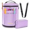 FEILOONG Yarn Bag Organizer Expandable Crochet Bag Storage Large Knitting Bag Portable Crochet Storage Tote Bags Organizer for Crocheting Accessories Yarn Holder for Crochet Lovers with Case