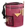 SumDirect Knitting Bag Yarn Organizer Tote Bag Portable Storage Bag for Yarns Carrying Projects Knitting Needles Crochet Hooks Manuals and Other Accessories Pink