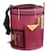 SumDirect Knitting Bag Yarn Organizer Tote Bag Portable Storage Bag for Yarns Carrying Projects Knitting Needles Crochet Hooks Manuals and Other Accessories Pink