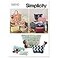 Simplicity Assorted Size Cosmetic Tote Bag Packet Code 9310 Sewing Pattern One White