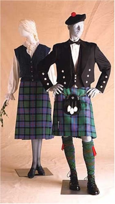 Folkwear 152 Prince Charlie Jacket and Scottish Kilts Pattern for Men and Women