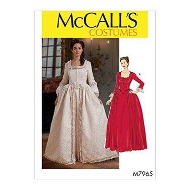 McCall Pattern Company McCalls Womens Victorian Costume Rope and Jacket Sizes 614 Sewing Pattern White