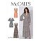 McCall Pattern Company McCalls Womens Ankle Length Pullover Dress Sewing Patterns Sizes 1422