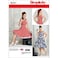 Simplicity 8051 1950s Vintage Fashion Womens Pin Up Dress Sewing Pattern by Theresa Laquey Sizes 20W28W