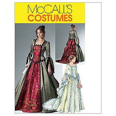 McCalls M6097 Womens Historical Victorian Dress Costume Sewing Pattern Sizes 1420