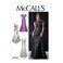 McCall Pattern McCalls Womens FloorLength Evening Dress Sizes 1422 Sewing Pattern Plain