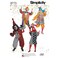 Simplicity 8773 Adult Clown Costume Sewing Pattern Sizes XSXL