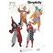 Simplicity 8773 Adult Clown Costume Sewing Pattern Sizes XSXL