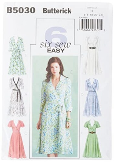 Butterick Patterns B5030 Misses Dress Belt and Sash Size FF 16182022